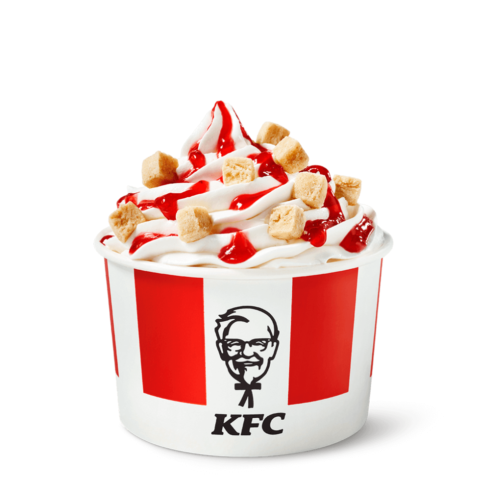 ULTIMATE ICE CREAM Strawberry Cheesecake KFC Belgique